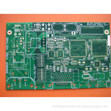 4 Layers Multilayer Pcb Board With Non - Halogen Material And Immersion Silver Finishing